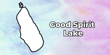 An outline of Good Spirit Lake.